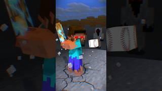 HELP Herobrine Hit the Ball (Bones - Imagine Dragons) #herobrine #minecraft #shorts #bones