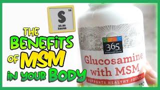 The benefits of MSM for your body #shorts #naturalhair #sulfur #healthcare #healthtips #health