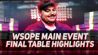 Main Event WSOP Europe Final Table Highlights, Best Poker Moments