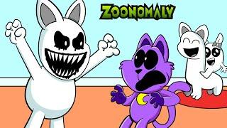 CATNAP is SCARED of SMILE CAT in Zoonomaly - Funny Animations