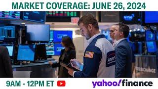 Stock market today: US stocks mixed as investors watch for cues | June 26, 2024