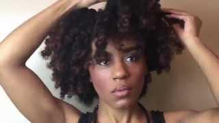 Flat Twist Curl on Natural Hair with Hydratherma Naturals