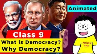 class 9 civics chapter 1 - What is democracy? Why democracy? | CBSE | NCERT