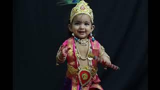 Yashika as Krishna Getup | Krishna Janmashtami