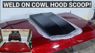 87 Bronco Gets a Cowl Scoop! Step by Step Process (Part 1)