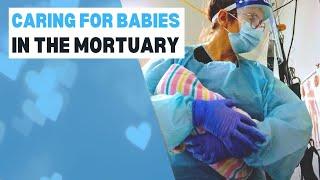 Preparing babies in the mortuary