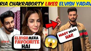 Reha Chakrborty Likes Elvish Yadav | Elvish Yadav React Reha Chakrborty #elvishyadavvlogs  #roadies