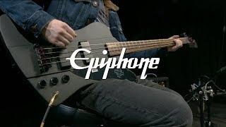 Epiphone Goth Thunderbird IV Bass, Black | Gearr4music demo