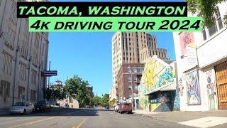 Tacoma, Washington | 4k Driving Tour | 2024 | University of Puget Sound