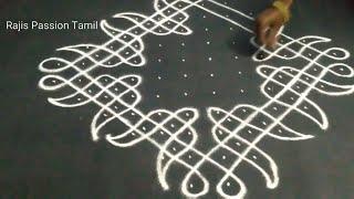 12-2 dot Kambi kolam|| Sikkukolam|| Neli kolam|| Rajis Passion Tamil