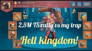 2,5M T5 rally vs my f2p trap. This kingdom doesn't forgive mistakes!