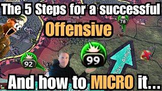 The 5 Steps for a successful Offensive - And how to Micro it - HOI4 Micro Guide