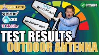 Test Results! Waveform's New 5G DualPlus Duo! T-Mobile AT&T Verizon- MIMO Outdoor Cellular Antenna