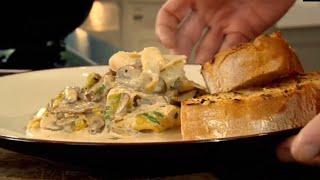 Mushroom, Leek and Tarragon Pasta by Gordon Ramsay