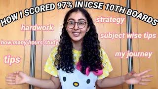 #9  How I scored 97% in ICSE Class 10 Board Exams