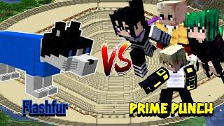 Flashfur VS Prime Punch | Minecraft |Mobs Battle