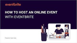 How to host an online event with Eventbrite