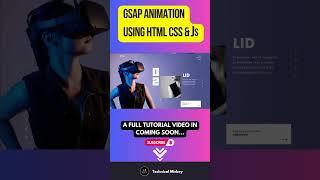 Mastering Website Animation with GSAP | Animated Web Design Tutorial