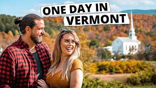 Vermont: A Day in Vermont - Travel Vlog | Stowe, Burlington, Cold Hollow Cider Mill & Ben & Jerry’s!