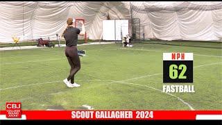 Scout Gallagher 2024 Pitcher/Catcher Softball Skills Video