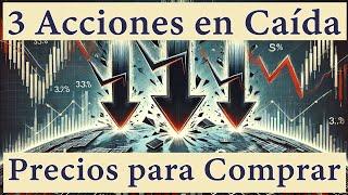 3 Acciones en Desplome: ¡Aprovecha los Precios Bajos!