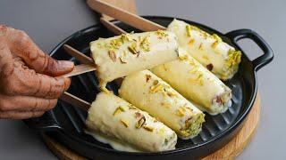 This Is The Best Homemade Kulfi I Have Ever Tasted | Badam Malai Kulfi | Kulfi Recipe | Malai Kulfi