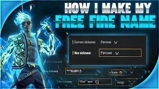 How I Make Stylish Name And Symbols || Free Fire New Name Style || Garena Free Fire