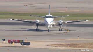 Bemidji Aviation N7207E BMJ70 Smooth Landing on 12R at MSP / KMSP