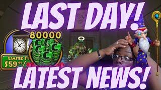 ⭐️ LAST DAY! Wizard101 Latest News!