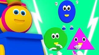 Bob den Zug | fünf kleine Formen | springende Reime | Five Little Shapes