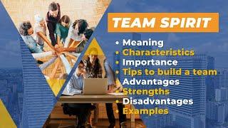 Team Spirit: Meaning, Characteristics, Importance, Strengths, Advantages, Disadvantages and more