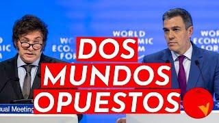 MILEI y SÁNCHEZ EN DAVOS: DOS PROYECTOS OPUESTOS