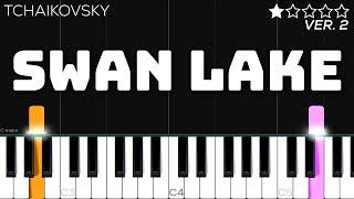 Tchaikovsky - Swan Lake Theme | EASY Piano Tutorial
