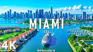 Miami 4K  Experience Sun-Kissed Beaches, Vibrant Nightlife, and Tropical Vibes  Travel 2025