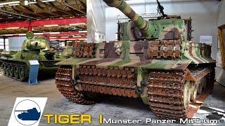 Tiger I Munster "FrankenTiger" - Walkaround - History video. Panzer Museum Munster.