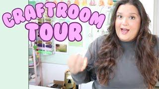 CRAFT ROOM TOUR 2024 | What's in my craft room ? #craftroom