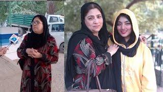 Mom Got Interviewed By GEO Tv  Karachi Zoo Garden | Baloch Family Rubab  #zoogarden #geotv #baloch