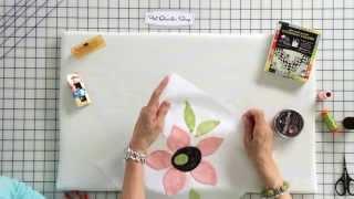 How to Hand Stitch Applique by Jill Finley of Jillily Studio - Fat Quarter Shop
