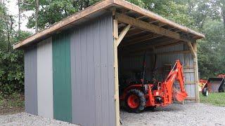 tractor shed for cheap build cost part 4