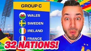 I MADE EURO 2024 HAVE 32 NATIONS! 