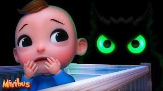 Monsters in The Dark | Halloween Songs for Kids | Minibus Nursery Rhymes & Kids Songs