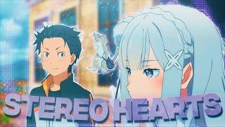 Stereo Hearts Edit - Subaru x Emilia | ReZero