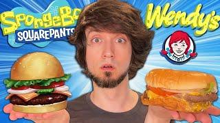 The Spongebob Krabby Patty burger from Wendy's