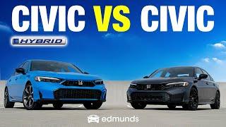 Honda Civic Showdown: Hybrid vs. Gas, Hatchback vs. Sedan | What's the Best Honda Civic?