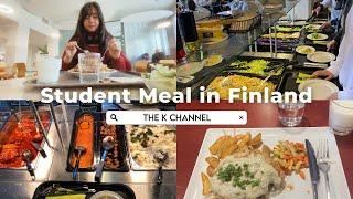 What Finnish university student eats/ Student Meal in Finland (Vaasa Edition)
