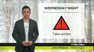 Wednesday evening forecast 28/02/18