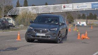 SEAT Tarraco 2019 - Maniobra de esquiva (moose test) y eslalon | km77.com