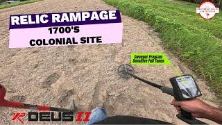 Relic Rampage on A 1700's Site with The XP Deus II