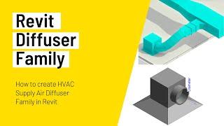 How to create HVAC Supply Air Diffuser Family in Revit