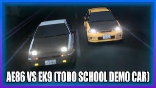 INITIAL D - AE86 VS EK9 (Todo School Demo Car) [HIGH QUALITY]